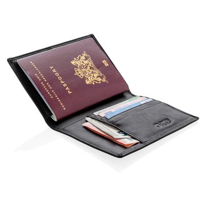 Cartera para pasaporte RFID personalizada anti escáner